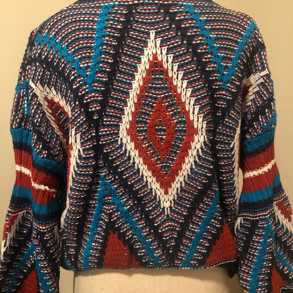 Multicolor geometric print sweater - Picture 4 of 4